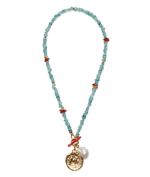 Lizzie Fortunato Crystal Cala Necklace