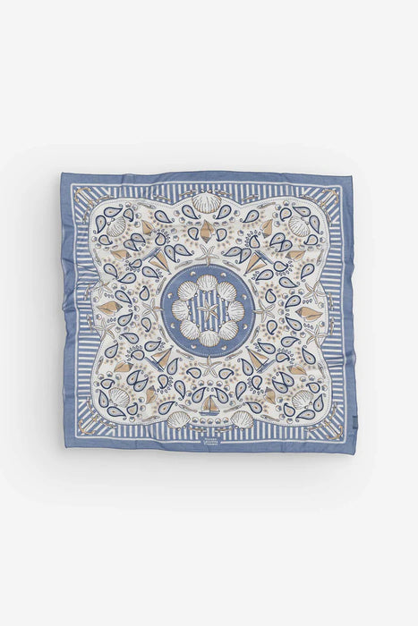 Maison Lecomte Flament Scarf Bretagne Riviera Cotton