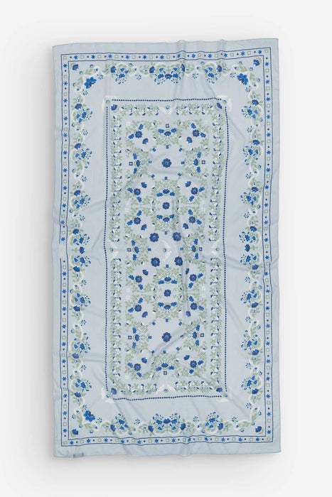Maison Lecomte Flament Pareo Secret garden Sky cotton