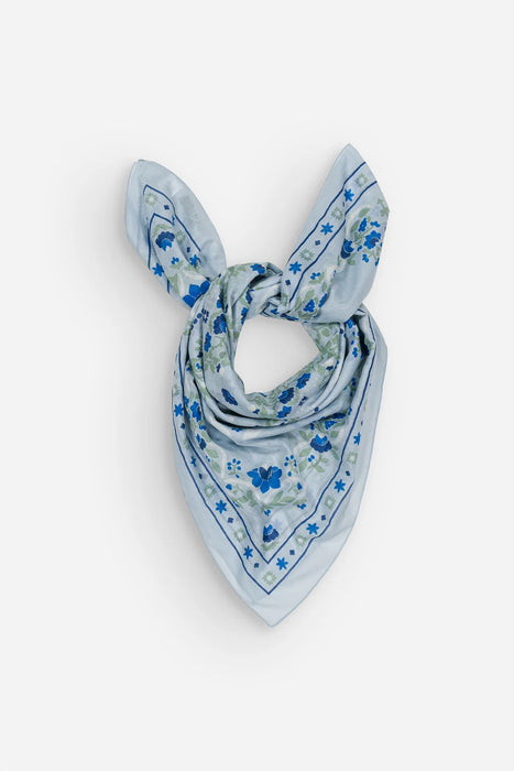 Maison Lecomte Flament Pareo Secret garden Sky cotton