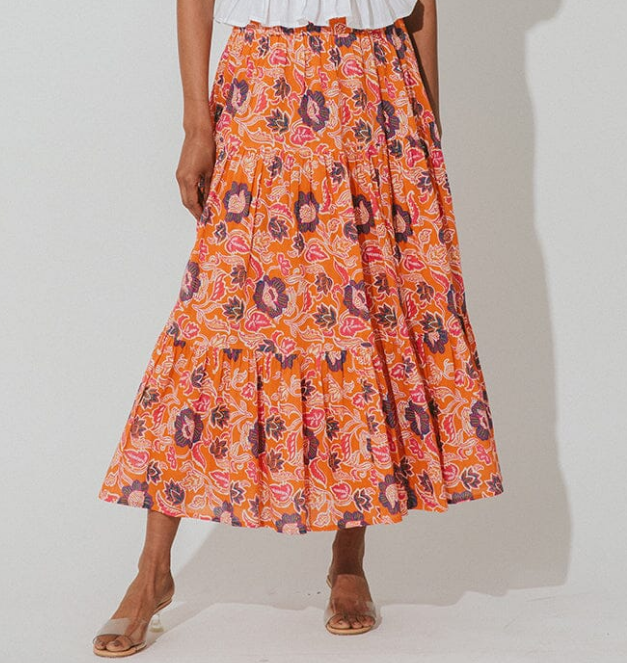 Cleobella Masina Ankle Skirt (Tropique)