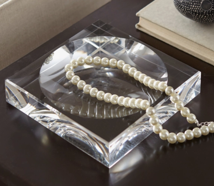 Acrylic Square Luxe Bowl