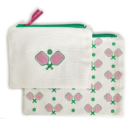 Pickleball Pouches set of 2 pink