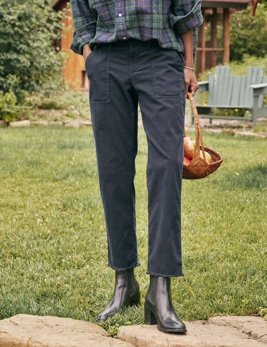 Frank and Eileen Italian Utility Pant (washed black)