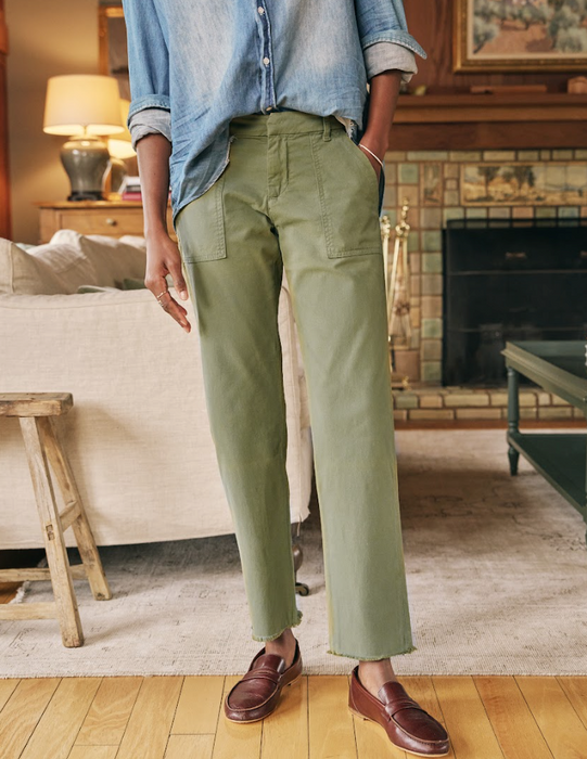 Frank and Eileen The Italian Utility Pant (army green)