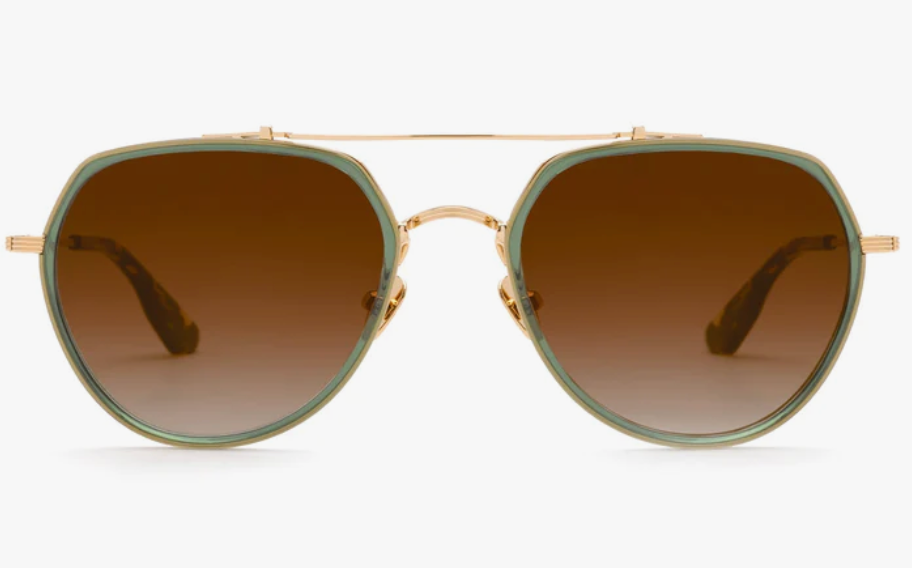 Krewe Baker - 18K Titanium + Bottle Green + Zulu