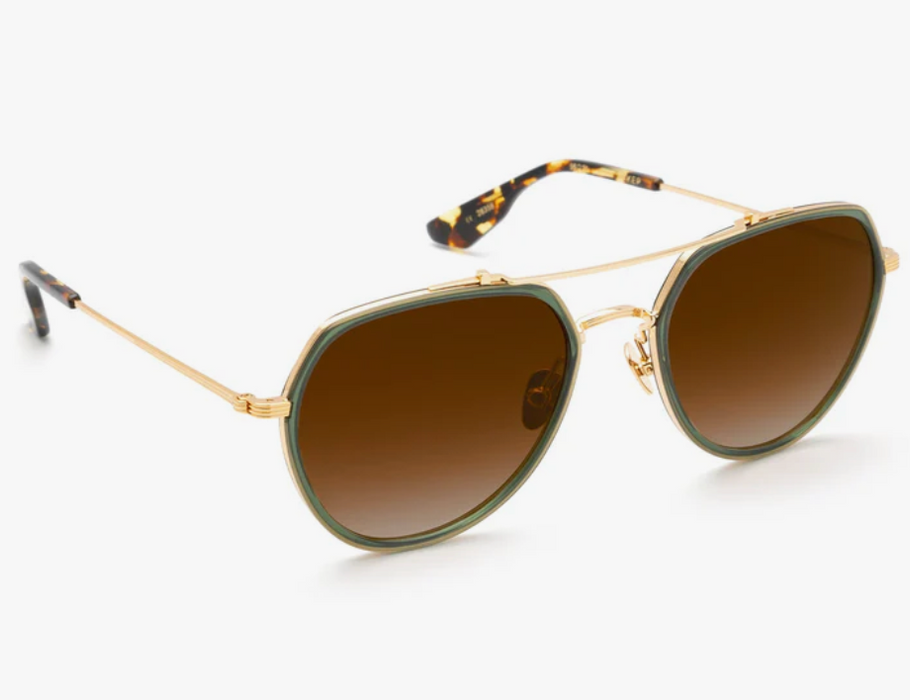 Krewe Baker - 18K Titanium + Bottle Green + Zulu