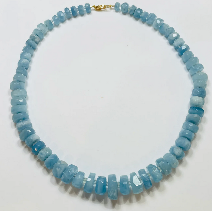 Theodosia Jewelry aquamarine statement necklace