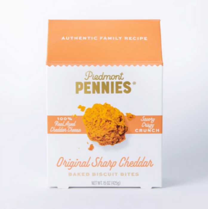 Piedmont Pennies Large Carton, 15oz Original Sharp Cheddar