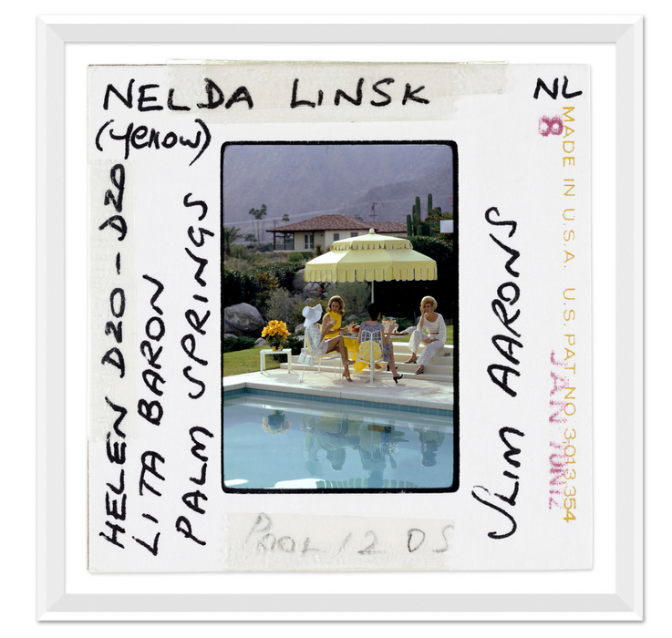 GTSA-21-0036F "NELDA AND FRIENDS - SLIDE," SLIM AARONS, JANUARY 1, 1970