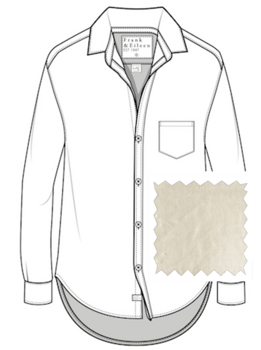 Frank and Eileen Sand Linen Top (eileen style)