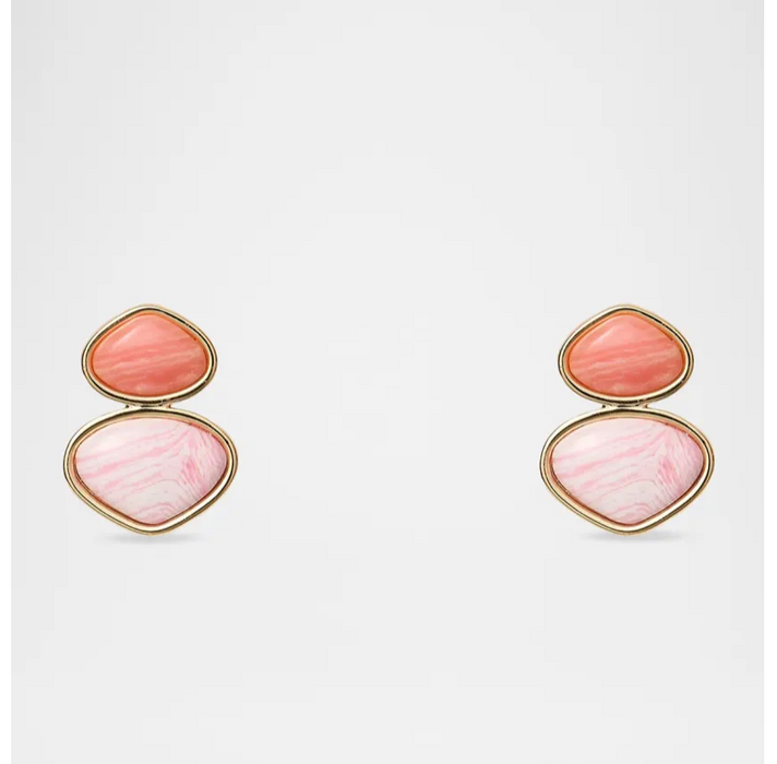 Lele Sadoughi Flamingo Duo Drop Earrings