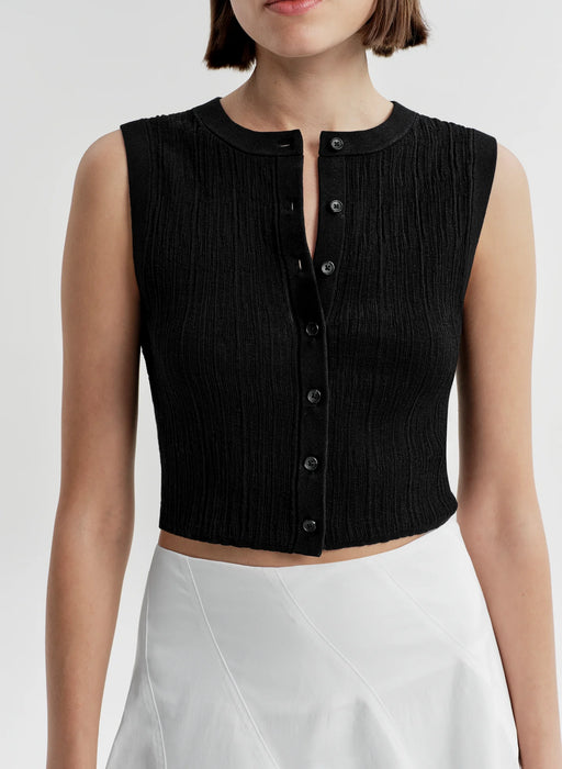 A.L.C. Lottie Fine Cotton Cropped Top