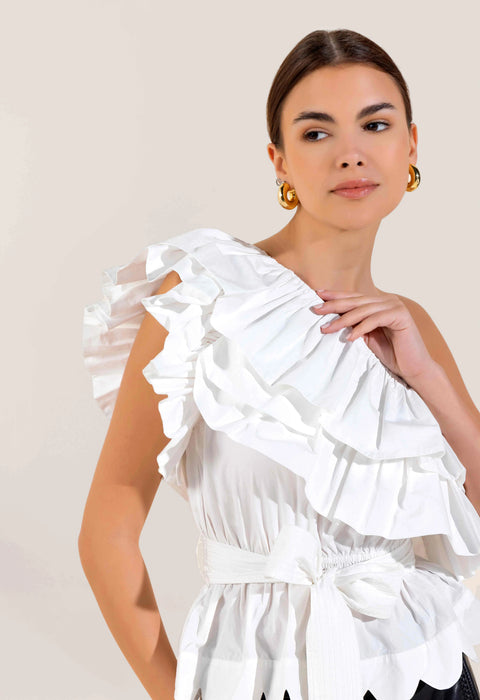 Scarlett Poppies Voltaire White Top