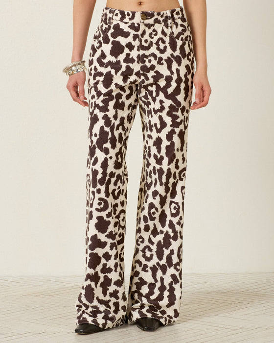 Alix of Bohemia Bunny Leopard Steppe Jean