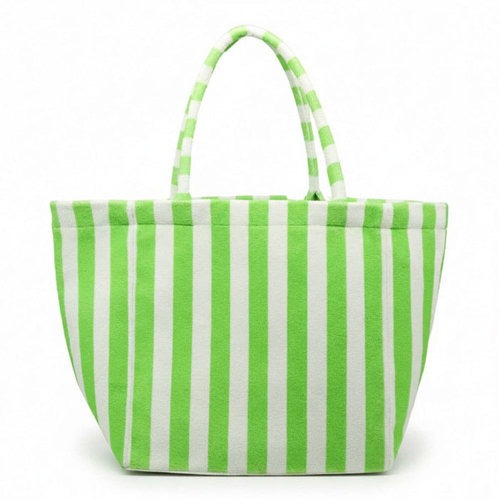 Striped Terry Tote Bag