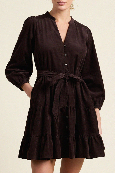 Birds of Paradis Celeste Dress Espresso