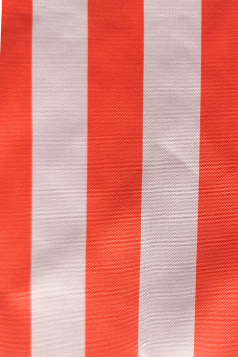 Nash Grey Georgia Orange Striped Canvas Tote Bag
