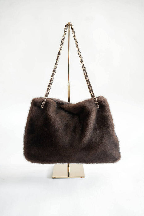 Faye Faux Fur Handbag Tote- WS