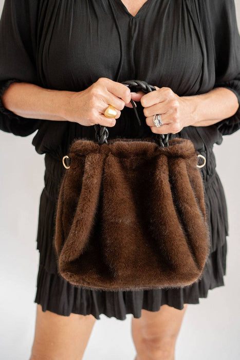 Heather Faux Fur Handbag- WS