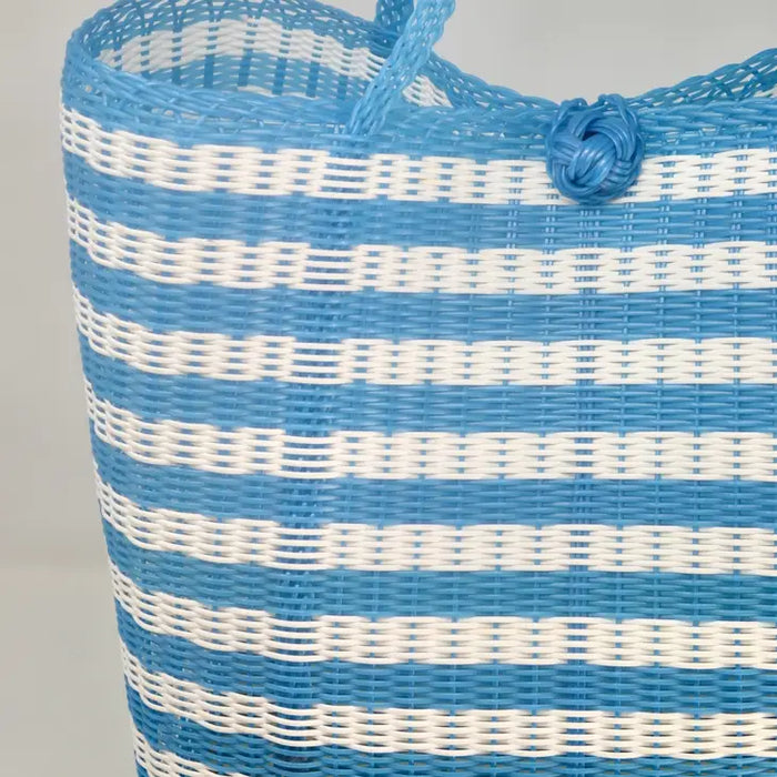 The Lilly Line Small Blue + White Tote Bag