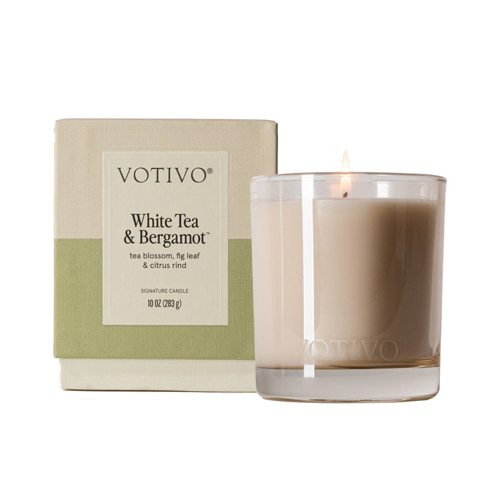 White Tea & Bergamot Signature 10 oz Candle