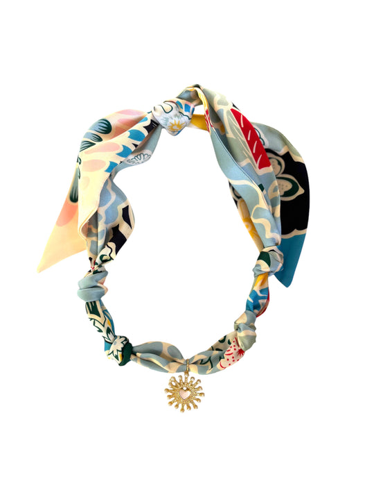Nantucket scarf necklace