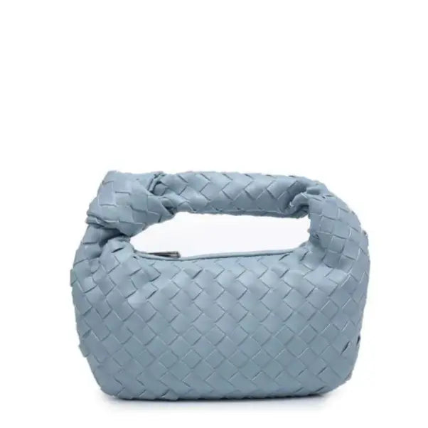 Braided Hattie Bag - Sky Blue