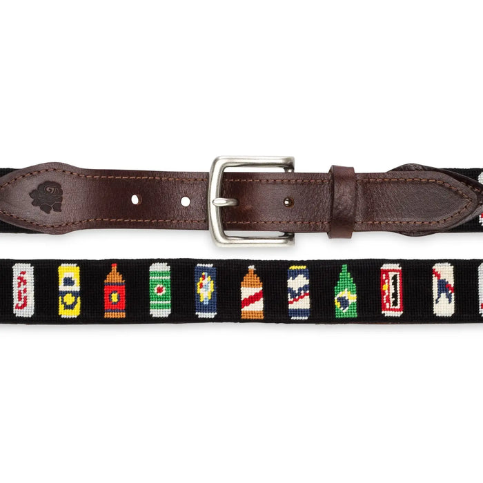 Bottles of Beer Needlepoint Belt