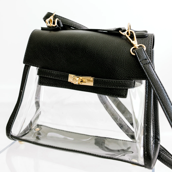 Clearly Handbags The Susan in Black