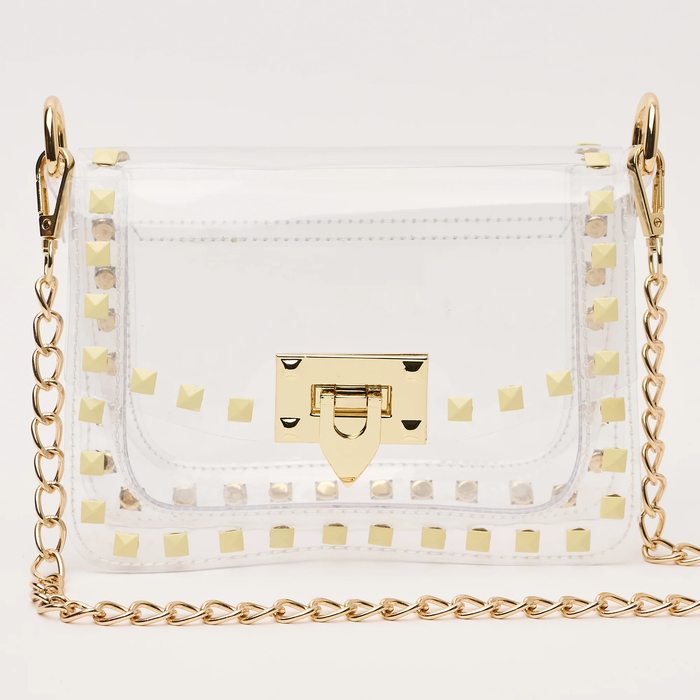 Clearly Handbags The Jackie in Gold