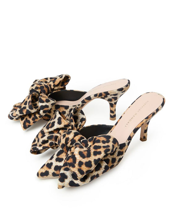 Loeffler Randall Margot Bow Mule (leopard)