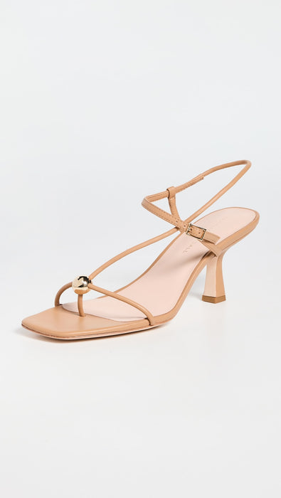 Loeffler Randall Triana-N-Dune Strappy Mid- Heel Sandal