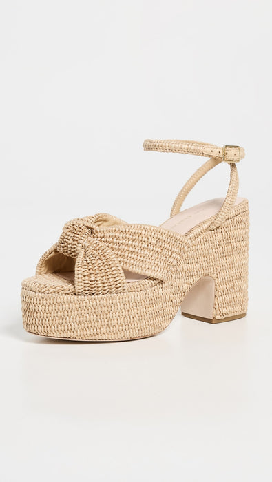 Loeffler Randall Liza Natural Platform Sandal