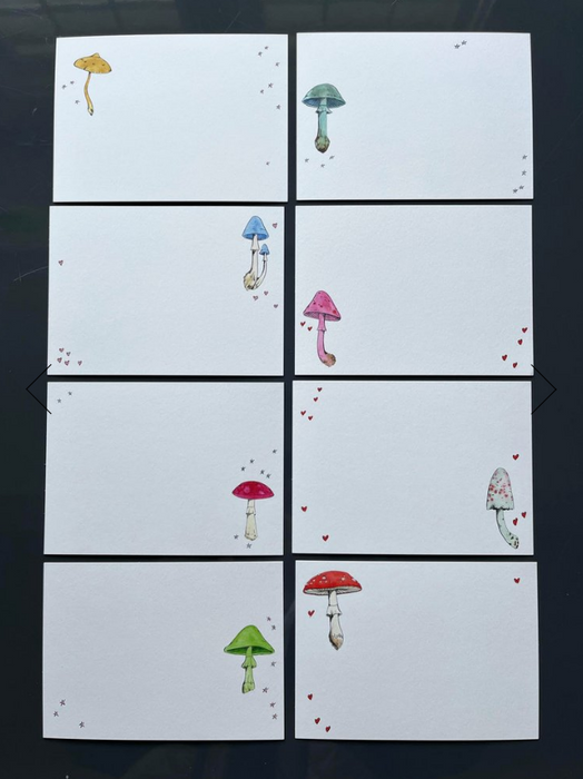 Lia Burke Mushroom Stationery Set