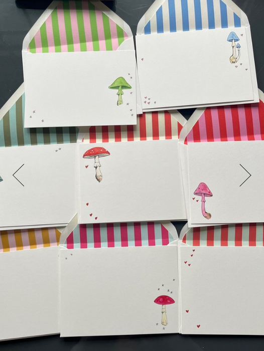 Lia Burke Mushroom Stationery Set