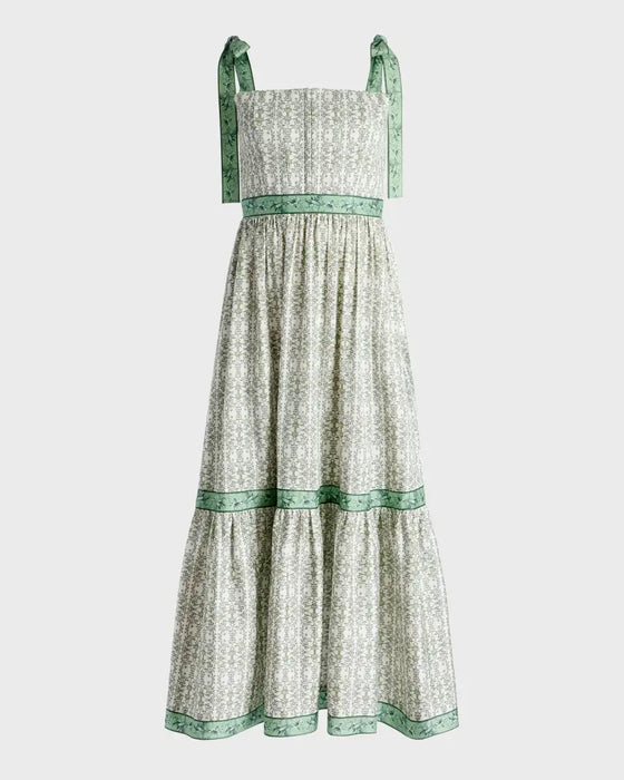 Alice and Olivia Breslin Corset Midi Dress