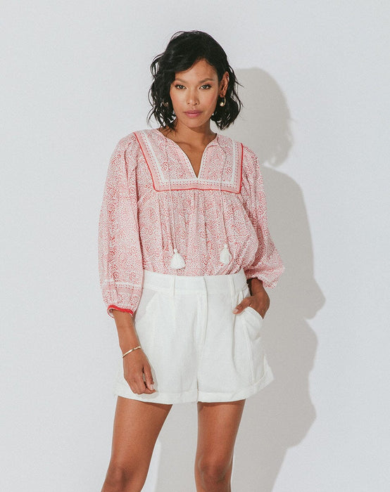 Cleobella Sashana Blouse (paisley ditzy)