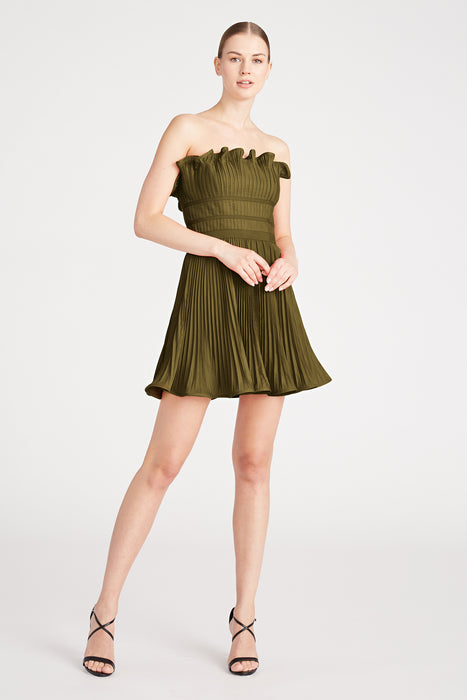 Amur Lorena Strapless Mini Dress
