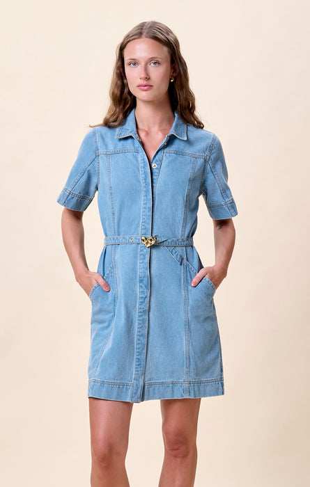 Cleobella WHITNEY DENIM DRESS
