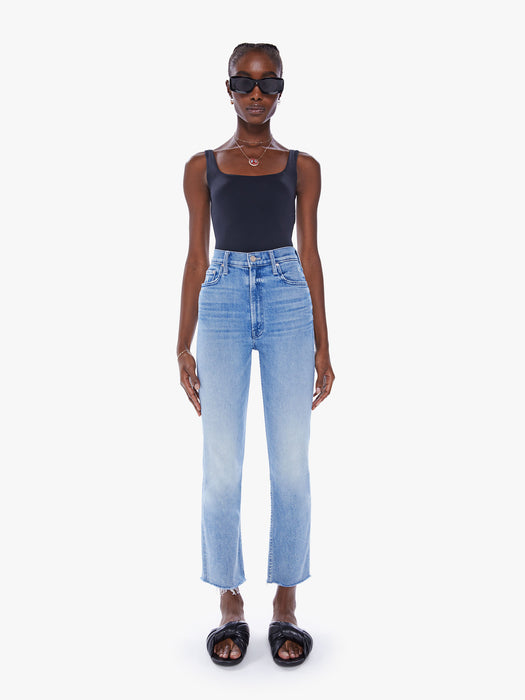 Mother - high waisted rider ankle fray (fish out of water)