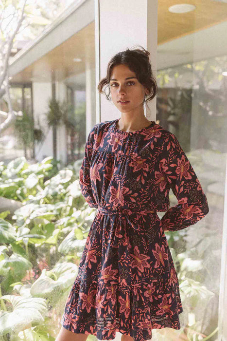 Birds of Paradis Nia Dress (pink)