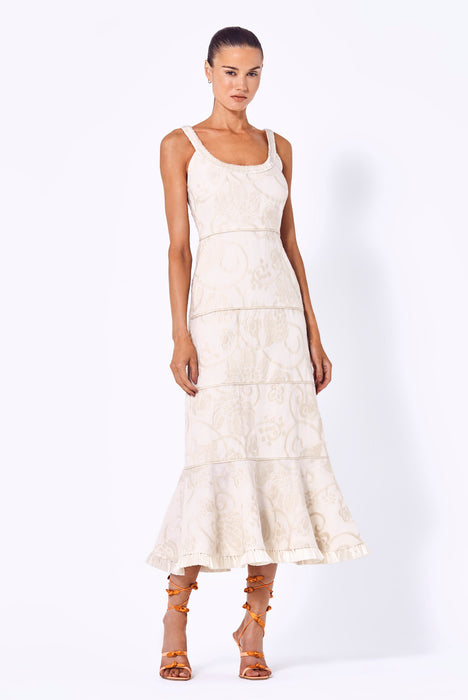 Alexis Zelda Cream Garden Dress