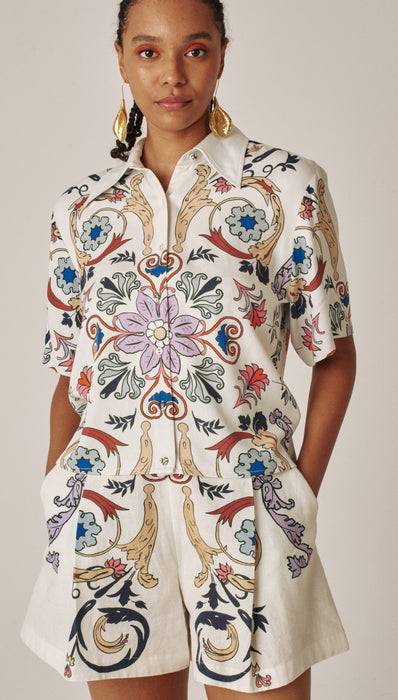 Carolina K Roma Shorts (Scrolls Multi Gard)