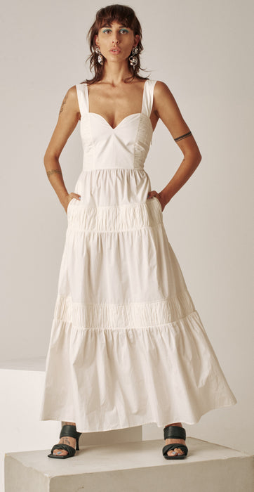 Carolina K Kuna Dress (gardenia)