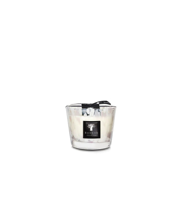 Baobab Pearls White Candle