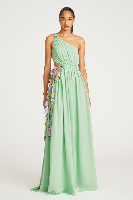 Amur Zela One Shoulder Gown