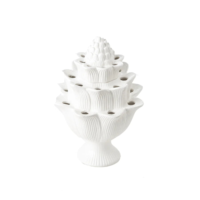 Abigail's Tulipiere Artichoke Small White