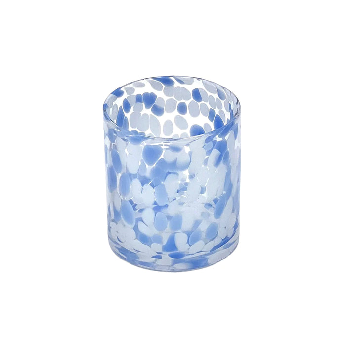 Abigails Blue/White Dot Glasses, Set of 4