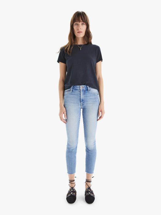 Mother High Waisted Looker Ankle Fray (AU Revoir)